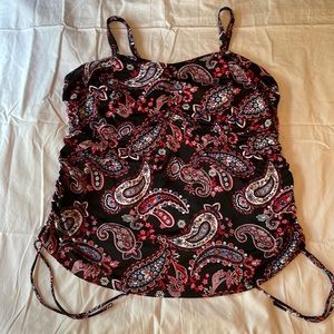 EUC Swim 365 Top 26w Black Paisley